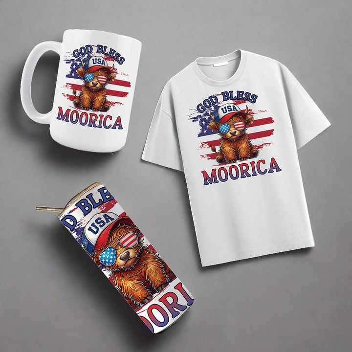 Multi Product Use - Digital Sublimation Designs - Fourth of July — God Bless Moorica