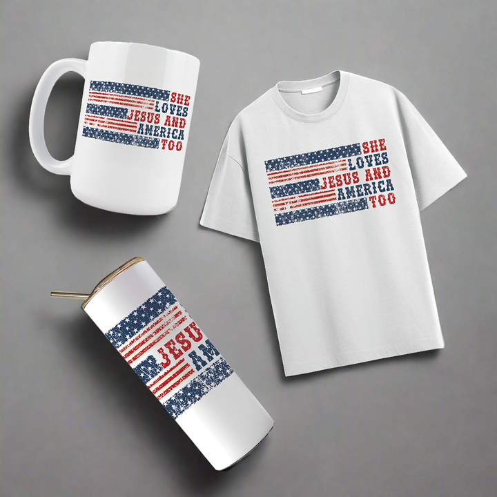 Multi Product Use - Digital Sublimation Designs - Fourth of July — She Loves Jesus