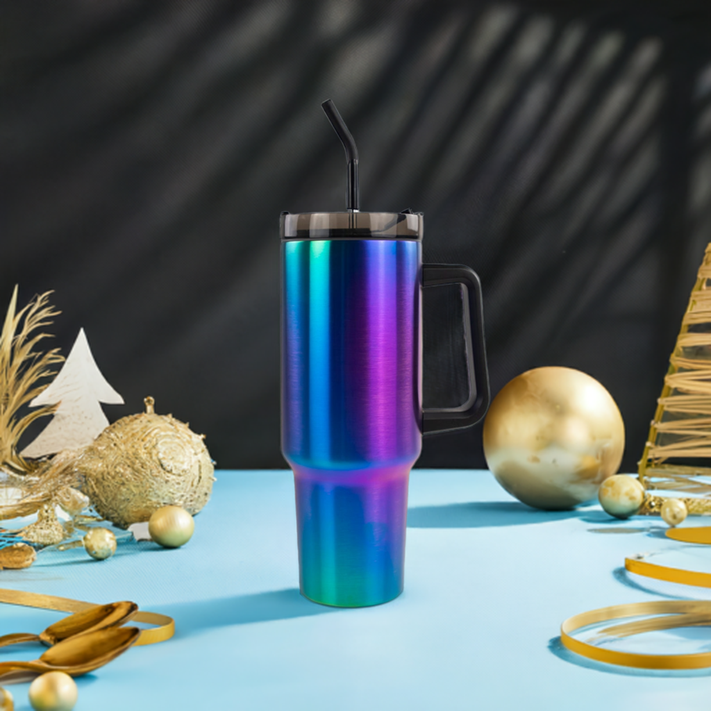 40oz TRAVELER TUMBLER - ELECTRIC BLUE