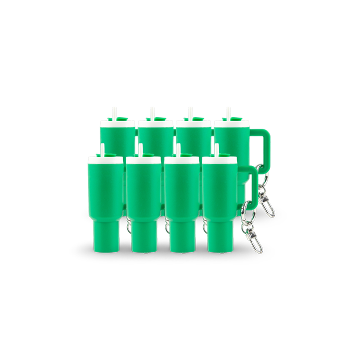 Mini Tumbler Chapstick Holder + Keychain - open view | sublimatable accessory blank