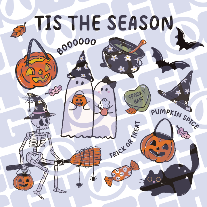 MULTI PRODUCT USE - DIGITAL SUBLIMATION DESIGNS - HALLOWEEN 2025