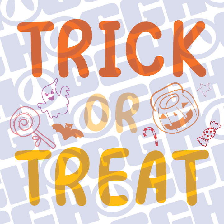 Multi Product Use - Digital Sublimation Designs - Halloween 2025 — Trick or Treat
