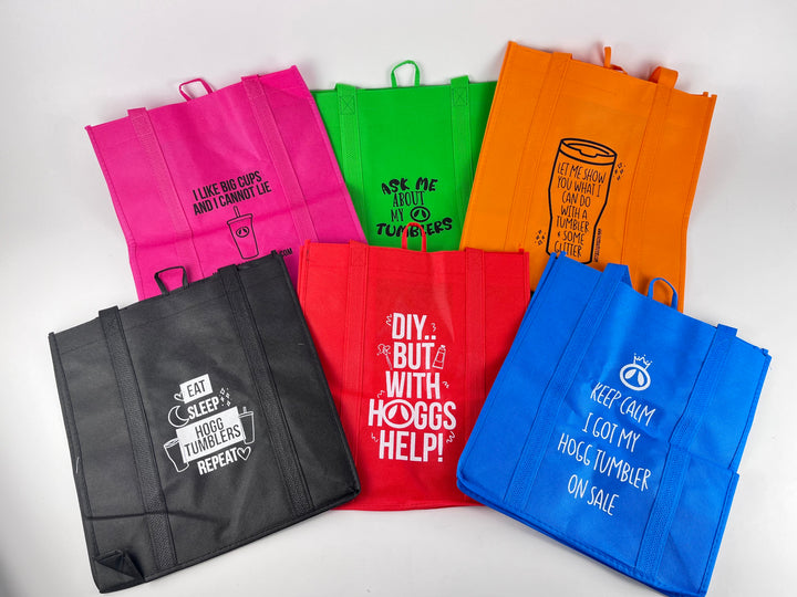 Hogg Tote Bag w/ Printing - assembly view | sublimatable home decor blank