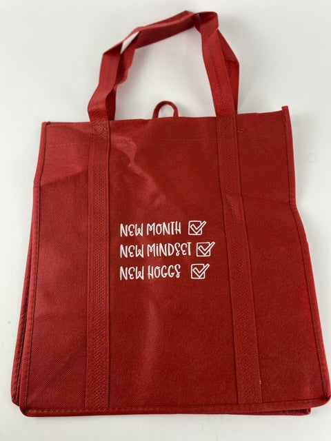 Hogg Tote Bag w/ Printing - lifestyle view | sublimatable home decor blank