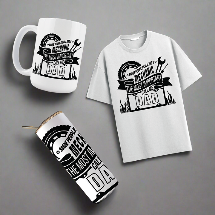 Multi Product Use - Digital Sublimation Designs - Father's Day 2025 — Mechanic Dad