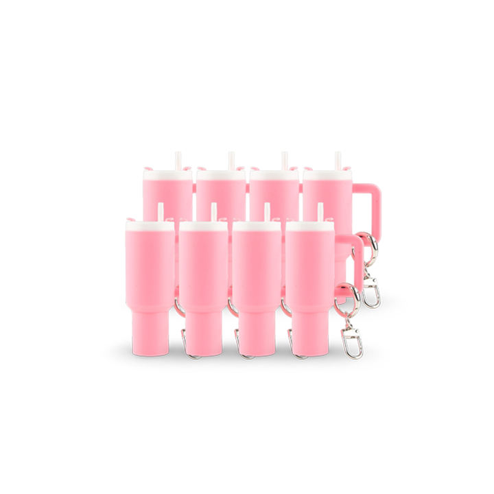 Mini Tumbler Chapstick Holder + Keychain - product detail | sublimatable accessory blank