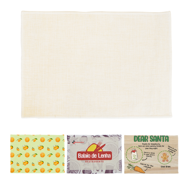 Sublimatable Linen Placemat - sublimatable home decor blank for personalized gifts and custom home decor