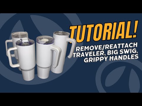 20oz Sublimatable Grippy Tumbler
