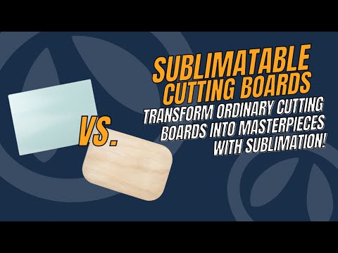 Sublimatable Bamboo Cutting Board (2 Pack)