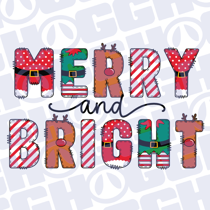 Multi Product Use - Digital Sublimation Designs - Merry Christmas — Merry and Bright