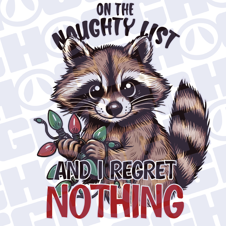 Multi Product Use - Digital Sublimation Designs - Merry Christmas — On the Naughty List