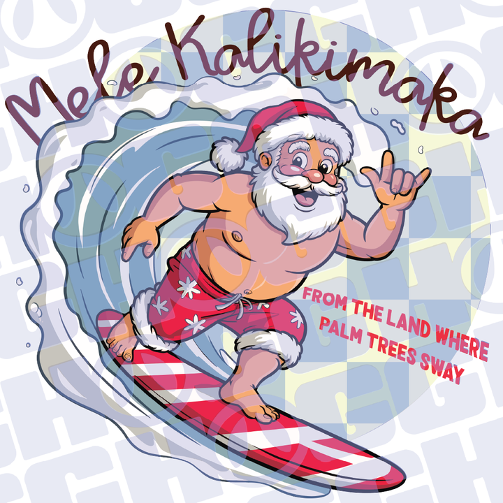 Multi Product Use - Digital Sublimation Designs - Merry Christmas — Hawaiian Christmas