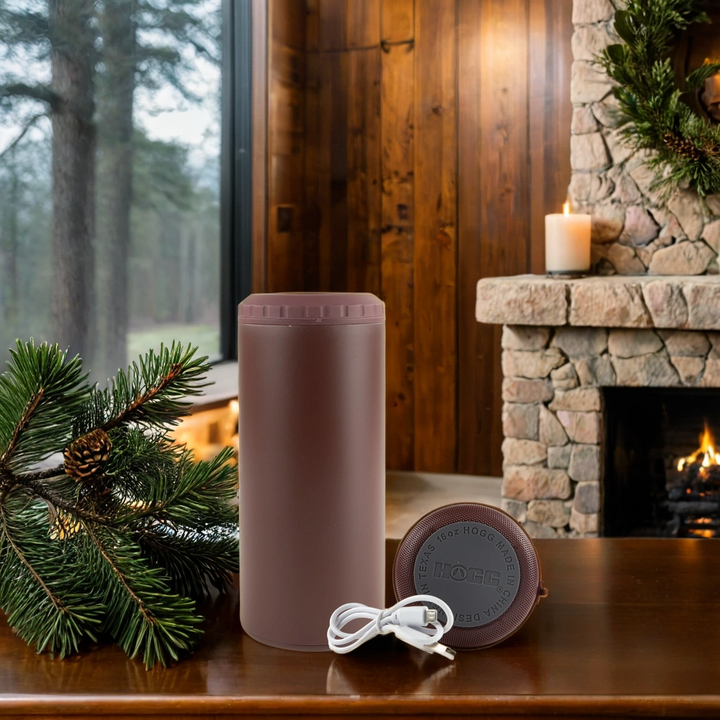 4 in 1 Powder-Coated Can Cooler Speaker