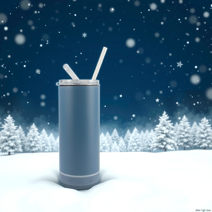 4 in 1 Powder-Coated Can Cooler Speaker