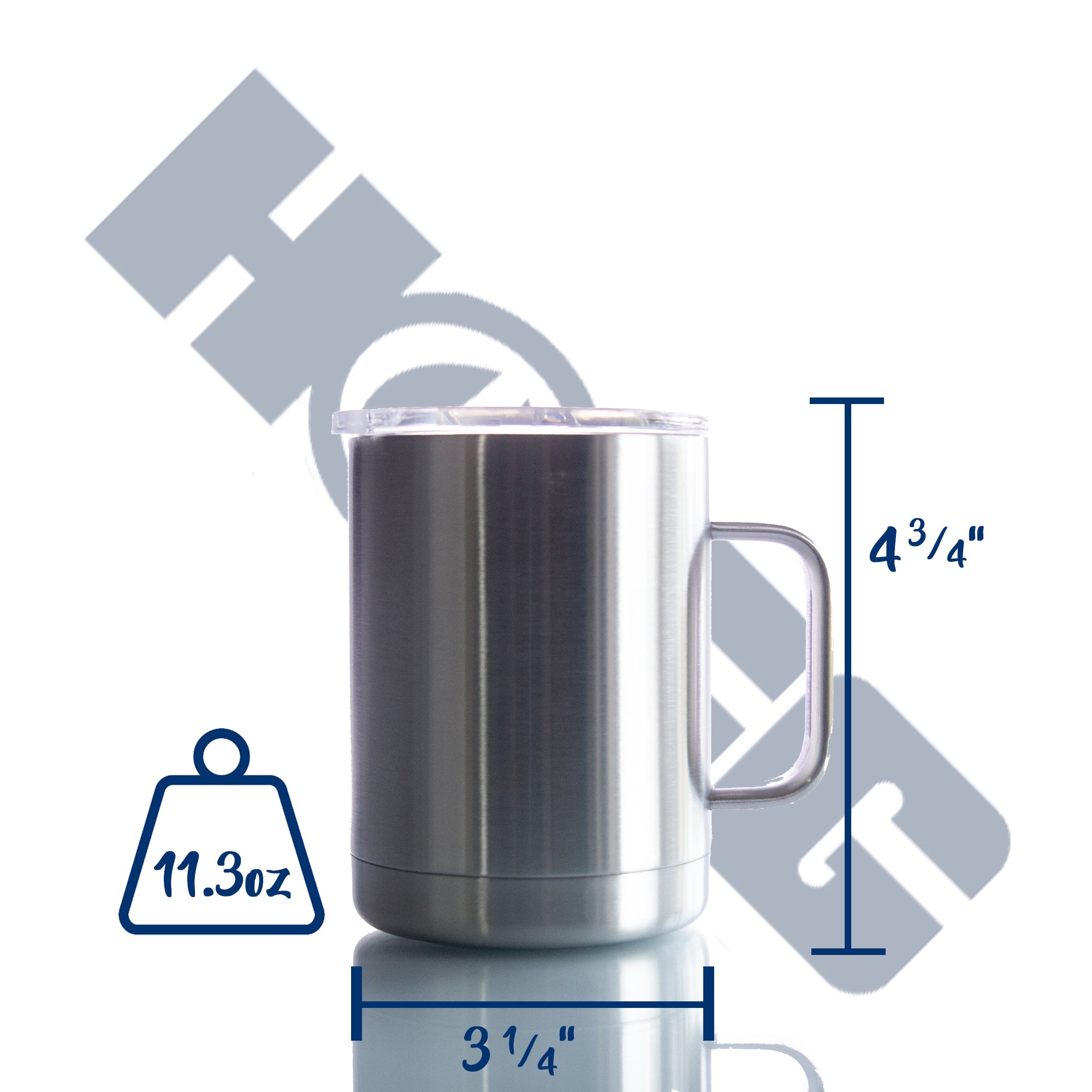 Hogg 15oz Classic Stainless Steel Depot Tumbler 3D Printed Cup