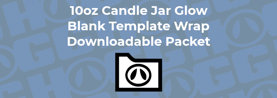 10oz CANDLE JAR GLOW WRAP TEMPLATE