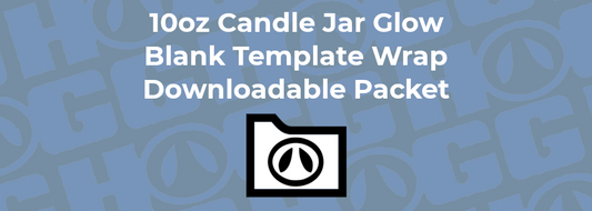 10oz CANDLE JAR GLOW WRAP TEMPLATE