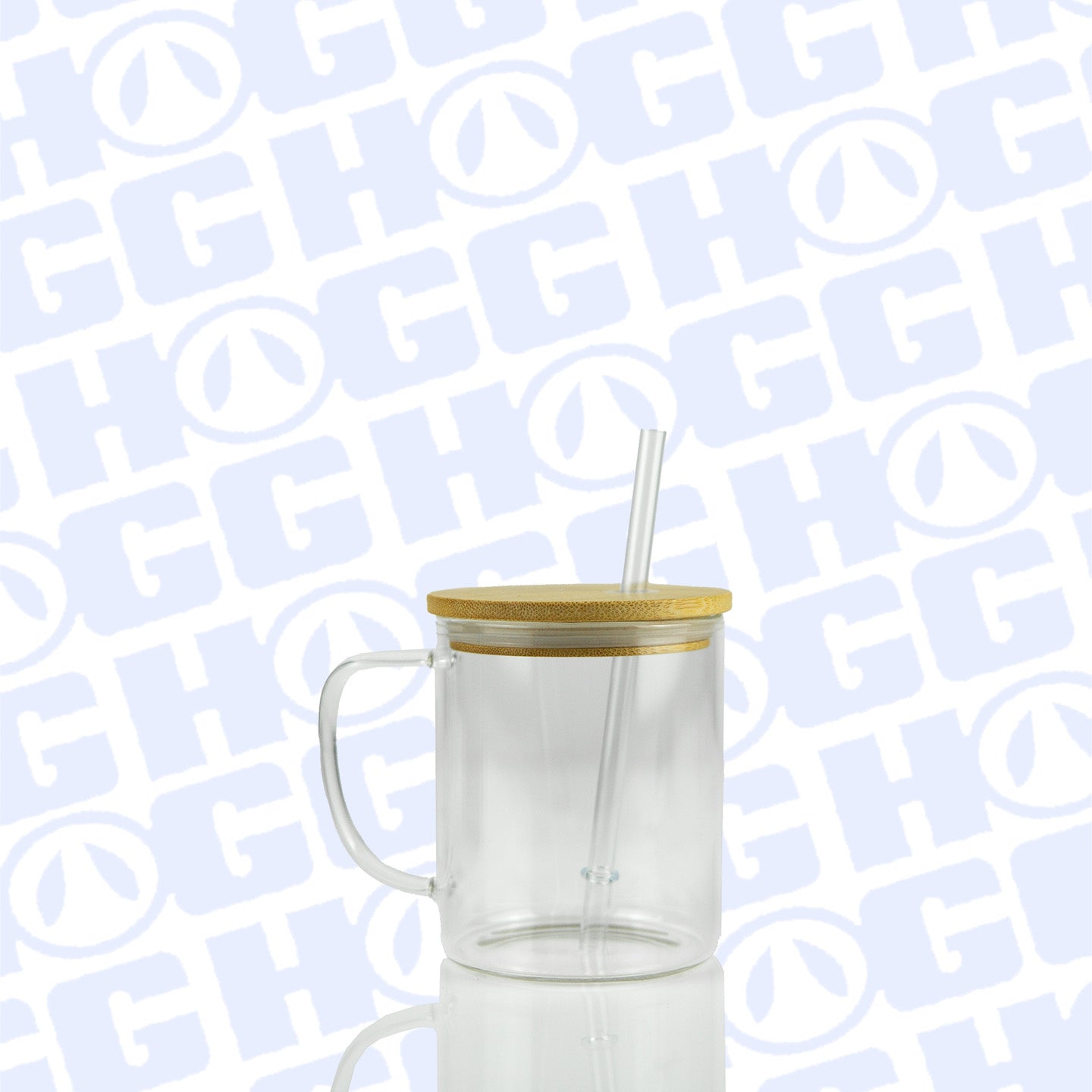 ESTUCHE PARA TAZA DE CAFÉ DE VIDRIO SUBLIMABLE DE 11oz (25 UNIDADES) - TRANSPARENTE