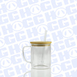 11OZ SUBLIMATABLE GLASS COFFEE MUG - CLEAR