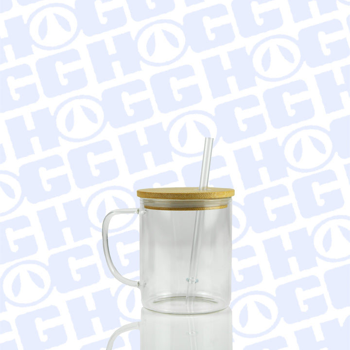 11oz Sublimatable Glass Coffee Mug Case (25 Units) - Clear