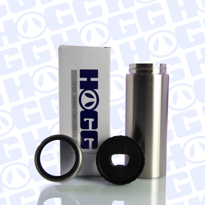 12oz Skinny Can Cooler Case (25 Units) — Lid View