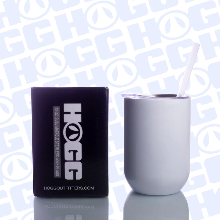 12oz Sublimation Blank Stemless Wine Glass