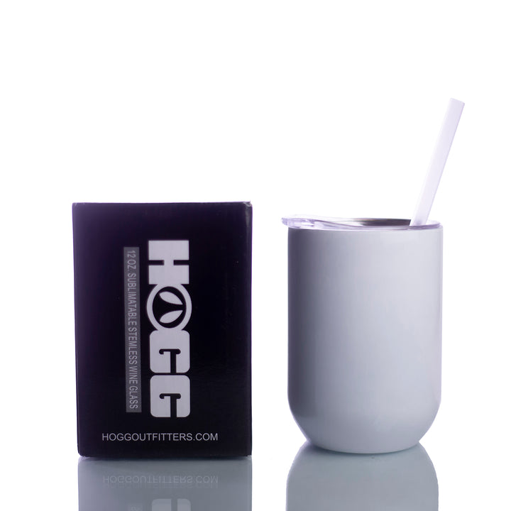 12oz Sublimation Blank Stemless Wine Glass