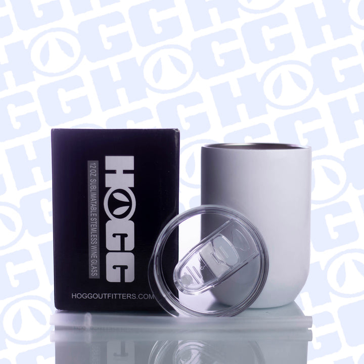 12oz Sublimation Blank Stemless Wine Glass