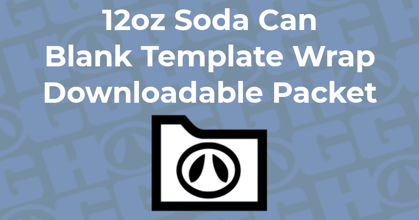 12oz SODA CAN WRAP TEMPLATE