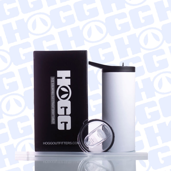 15oz Sublimation Blank Duo Skinny Tumbler