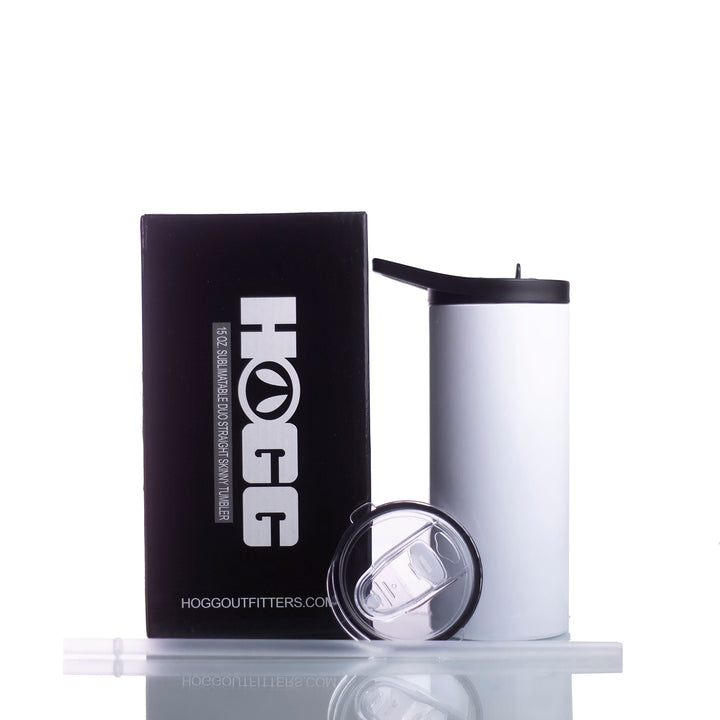 15oz Sublimation Blank Duo Skinny Tumbler