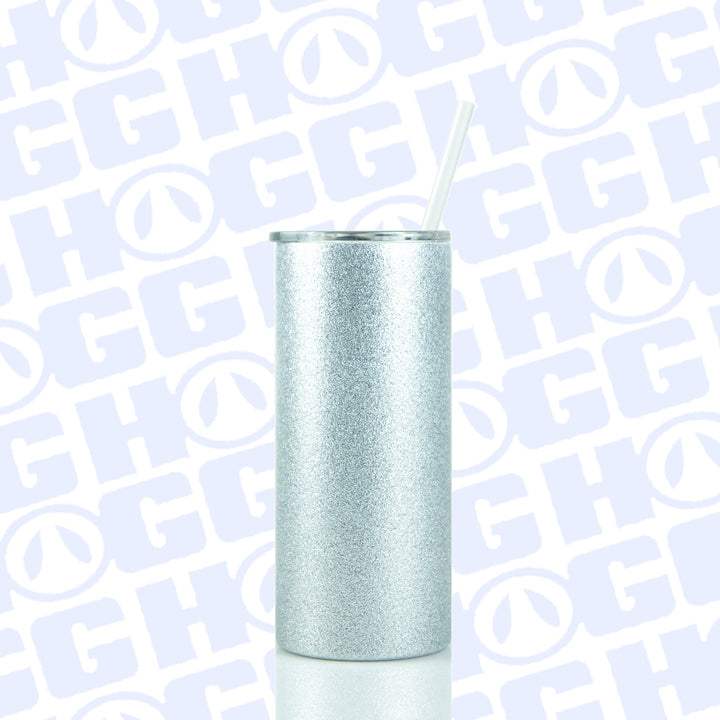 15oz Sublimation Blank Glitter Skinny Tumbler