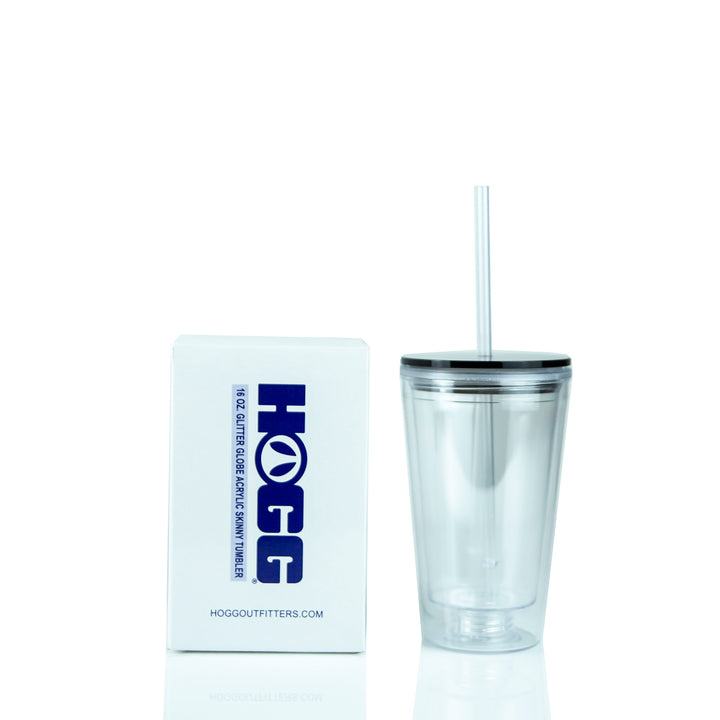 16oz Glitter Globe Acrylic Tumbler