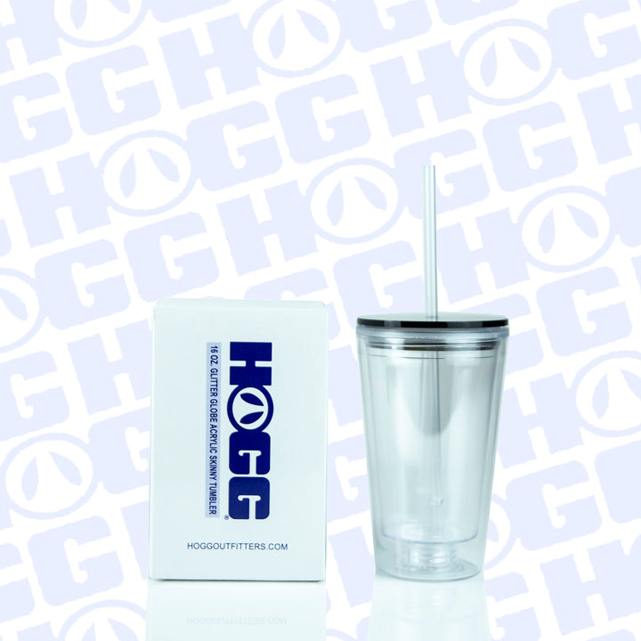 16oz Glitter Globe Acrylic Tumbler Case (25 Units)