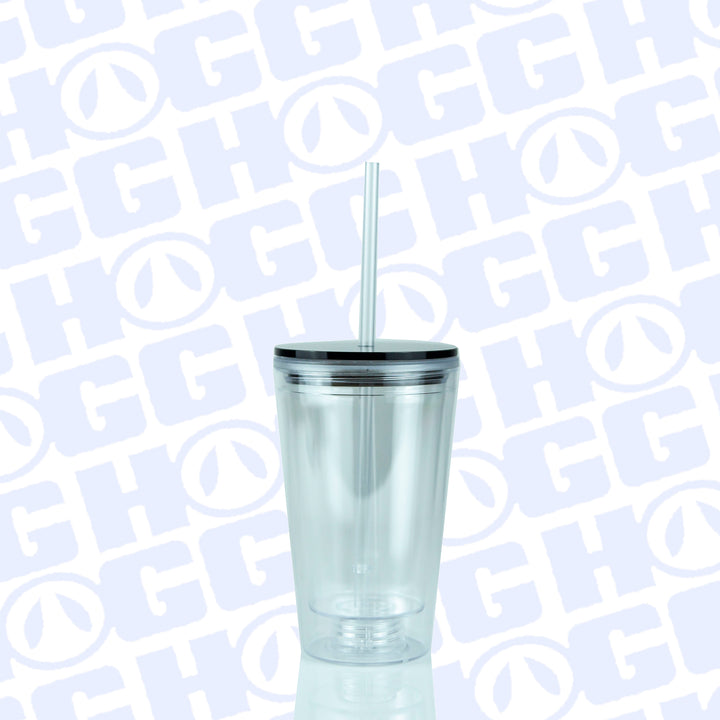 16oz Glitter Globe Acrylic Tumbler Case (25 Units)
