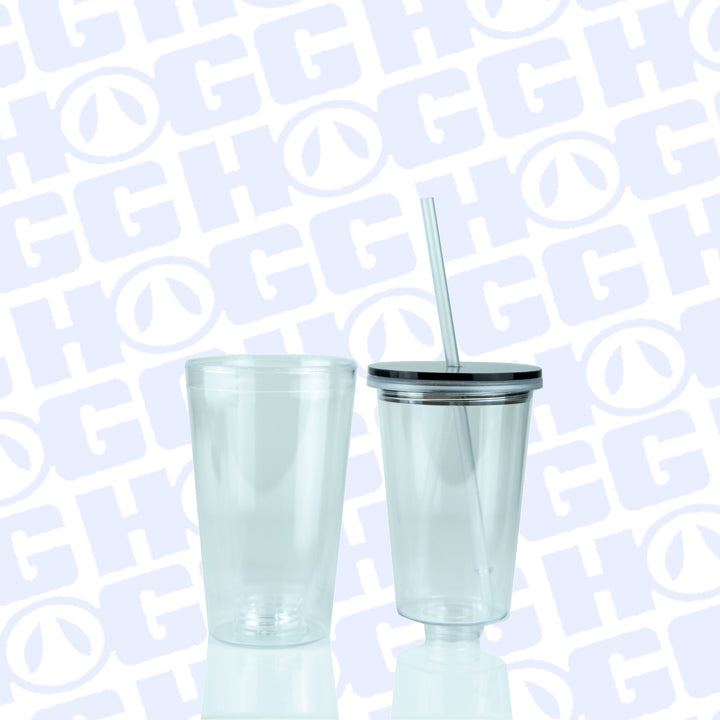 16oz Glitter Globe Acrylic Tumbler Case (25 Units)