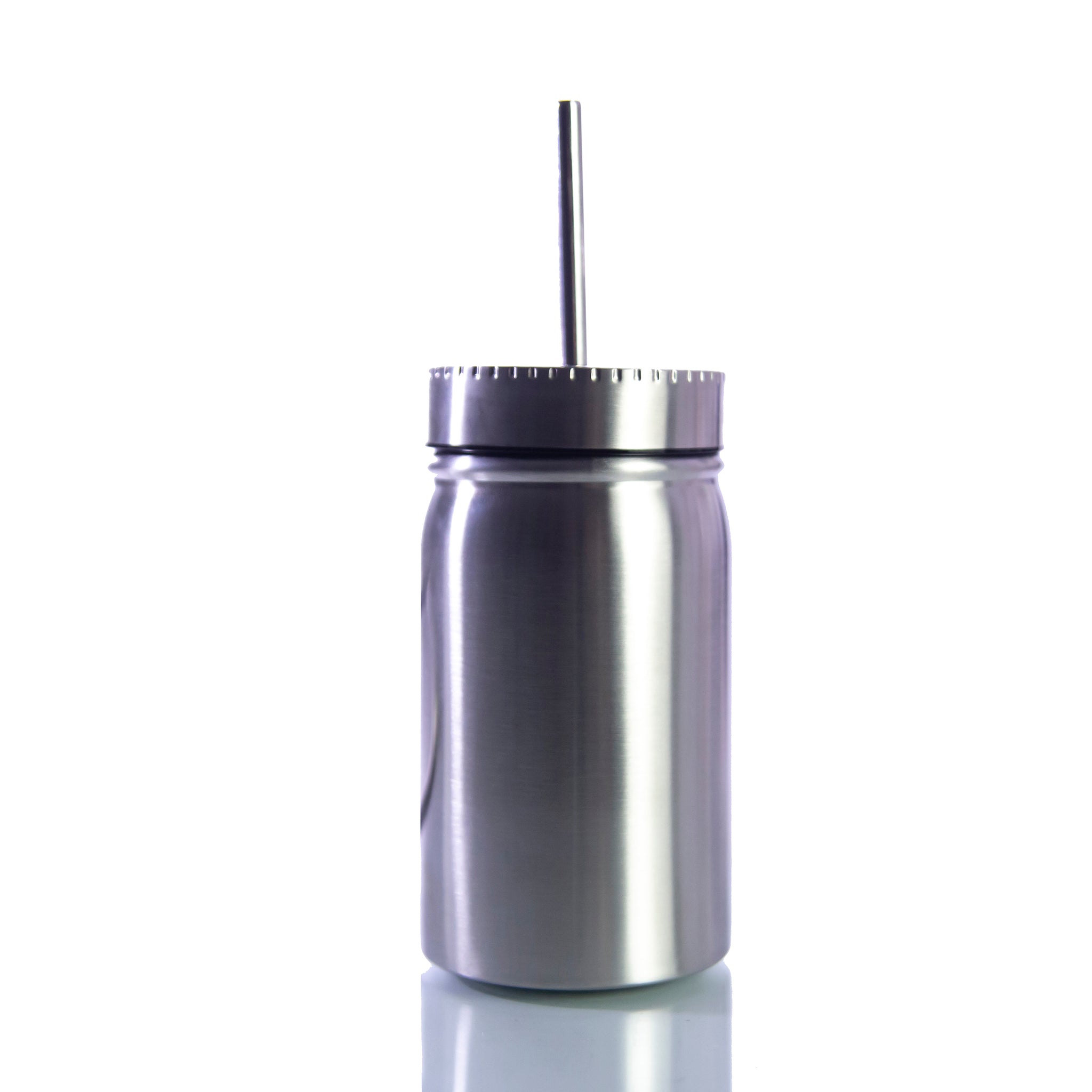 Stainless Steel Straw Cup, 16oz – Mason Bottle
