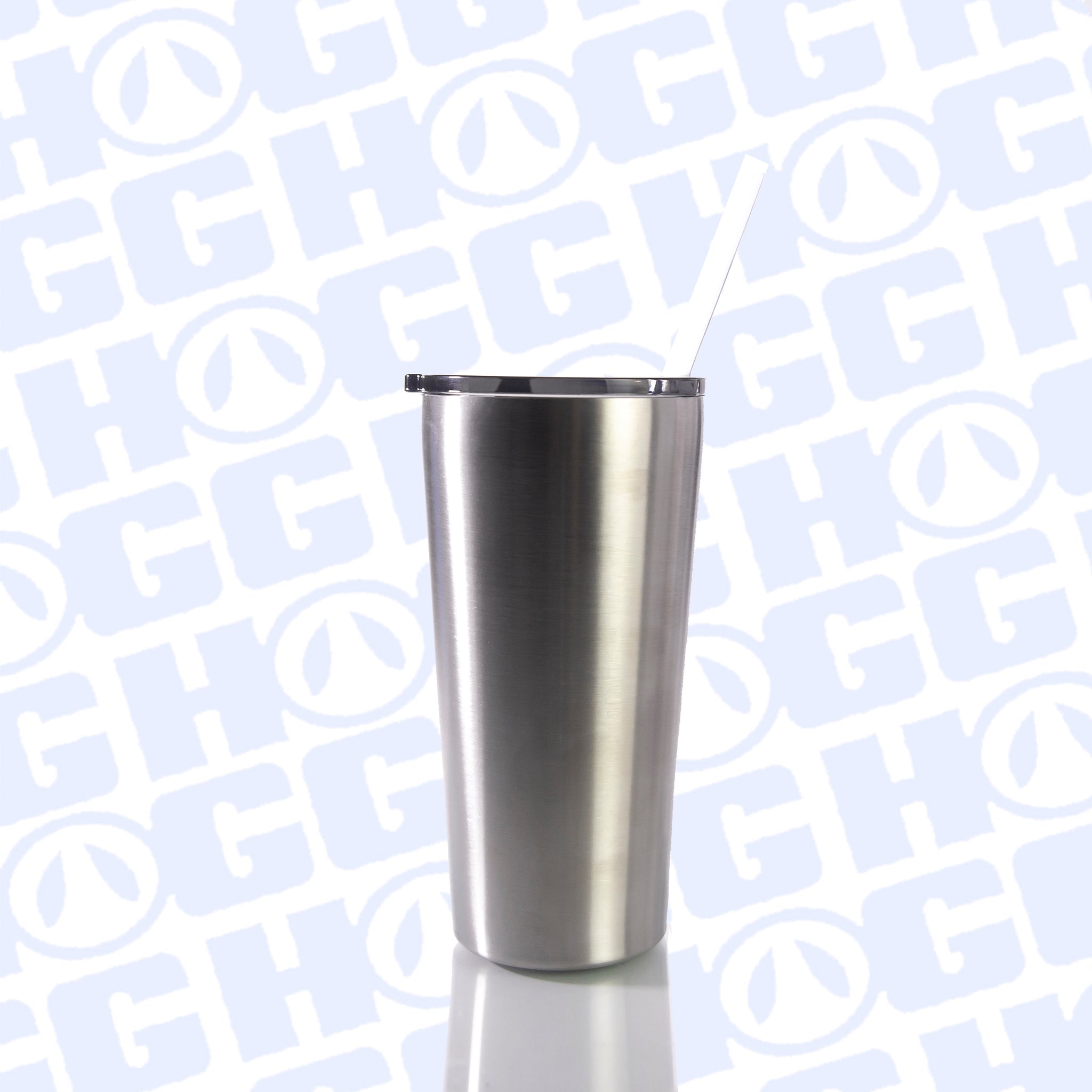 17 OZ Stainless Steel Skinny Tumbler with Straw and Lid - LPFZ537 -  IdeaStage Promotional Products