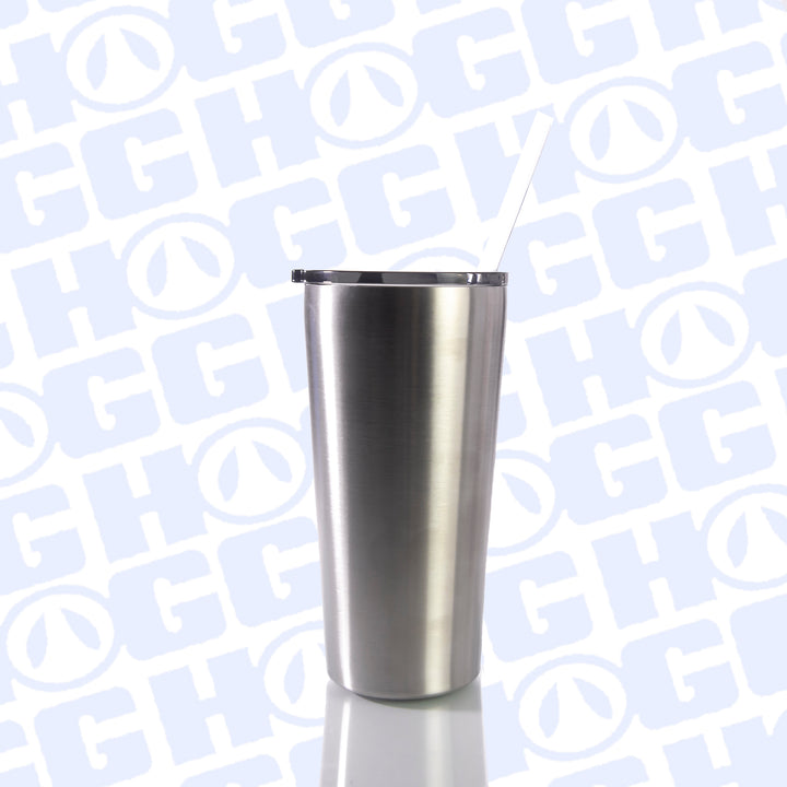 16oz Slim Tumbler W/ Straw