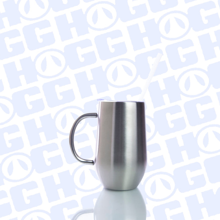 16oz Big Stemmy Coffee Mug W/ Straw