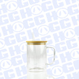 17OZ SUBLIMATABLE GLASS COFFEE MUG CASE (25 UNITS) - CLEAR