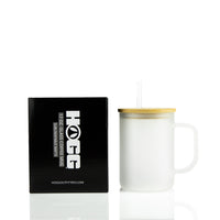 17oz Sublimation Blank Glass Coffee Mug Case (25 Units) - Matte