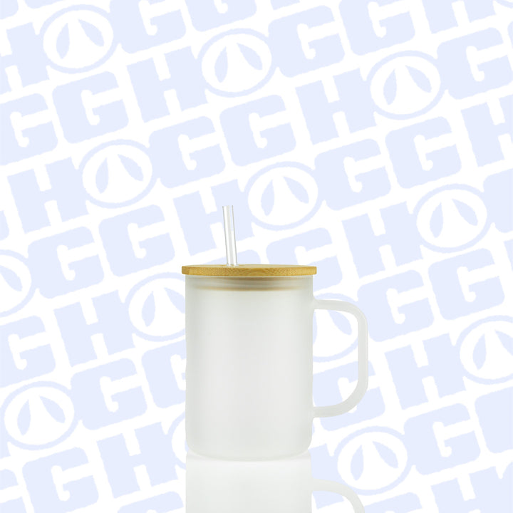 17oz Sublimation Blank Glass Coffee Mug Case (25 Units) - Matte
