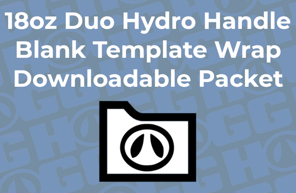 18oz DUO HYDRO HANDLE WRAP TEMPLATE