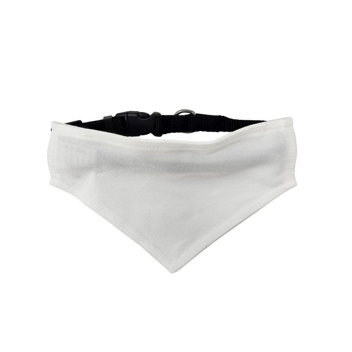 Sublimatable Pet Scarf w/ Collar - front view | sublimatable accessory blank