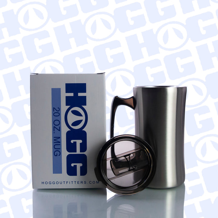 20oz Beer Mug Case (24 Units) — Lid View