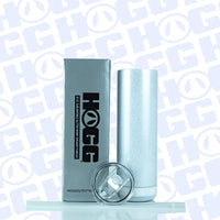 20oz Sublimation Blank Glitter Skinny Speaker Tumbler - White