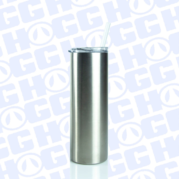 20oz Skinny Tumbler W/ Sliding Lid & Straw Small Pack (8 Units)