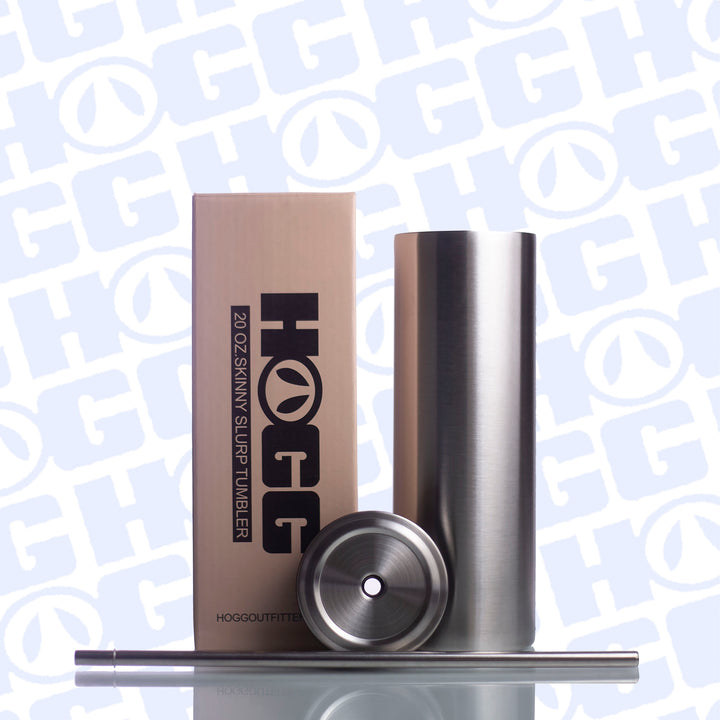 20oz Skinny Slurp Tumbler W/ Straw