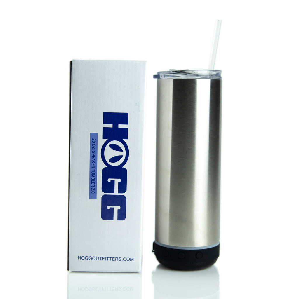 Hogg 20oz Sublimatable Wireless Speaker Tumbler 2.0 Case (25 Pack) DIY,  Customizable, Add Logo, Vinyl, Alcohol Ink, or Glitter & Epoxy To Any Cup.